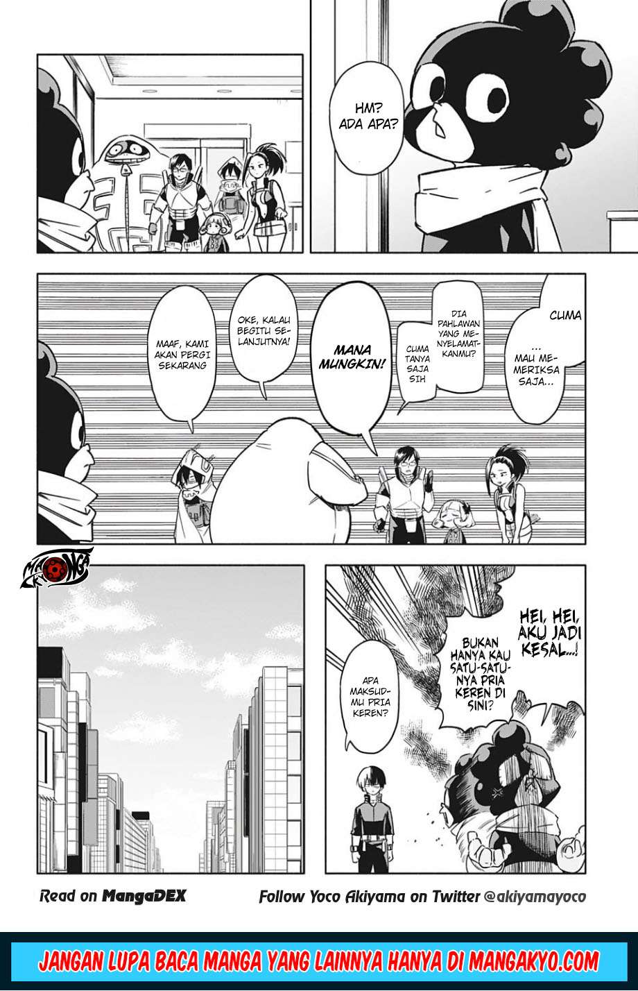 Boku no Hero Academia Team Up Mission Chapter 1.5 Gambar 13