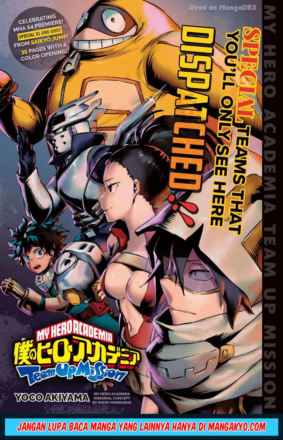 Baca Boku no Hero Academia Team Up Mission Chapter 1.5 Gambar 2