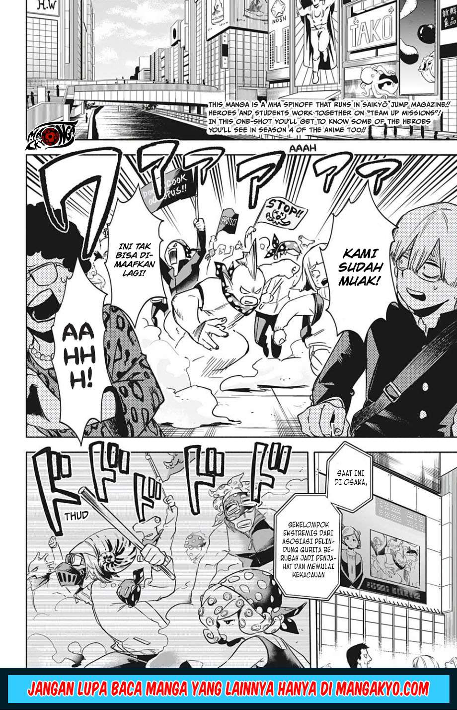 Boku no Hero Academia Team Up Mission Chapter 1.5 Gambar 3