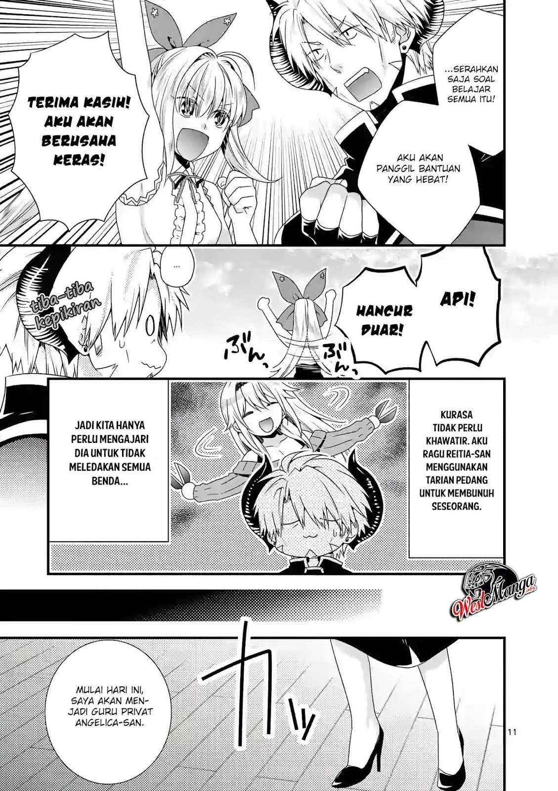 Maou desu Onna Yuusha no Hahaoya to Saikon Shita no de Onna Yuusha ga Giri no Musume ni Narimashita Chapter 20 Gambar 14