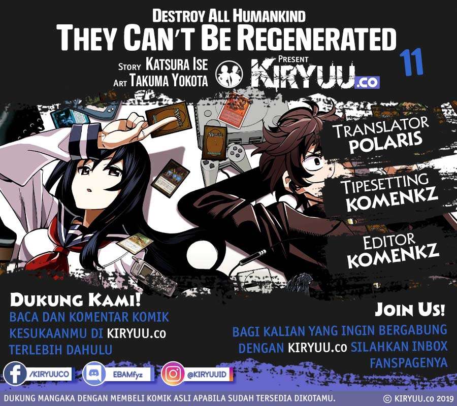 Baca Komik Destroy All Humankind. They Can’t Be Regenerated Chapter 11 Gambar 1