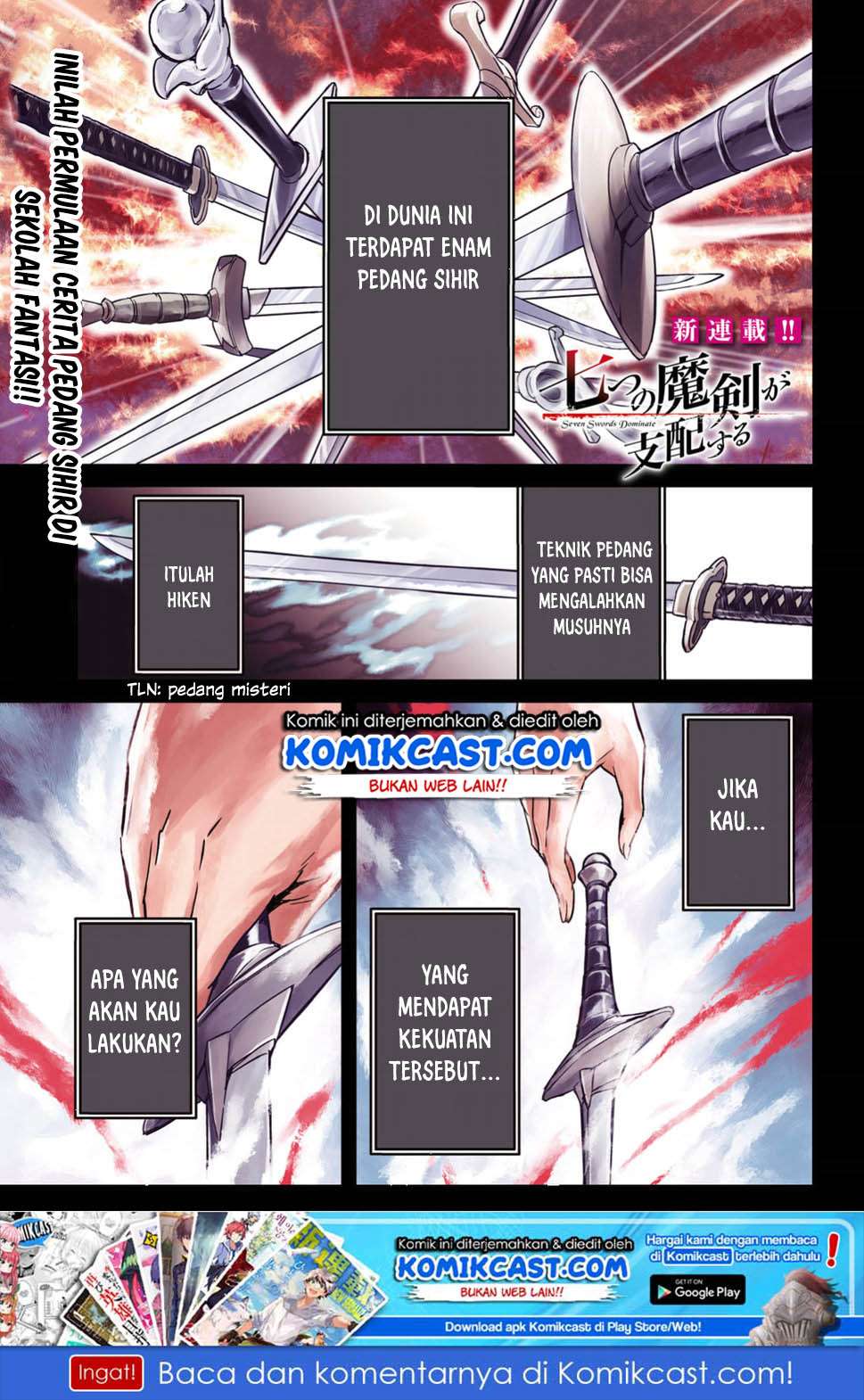 Baca Manga Nanatsu no Maken ga Shihai suru Chapter 1.1 Gambar 2