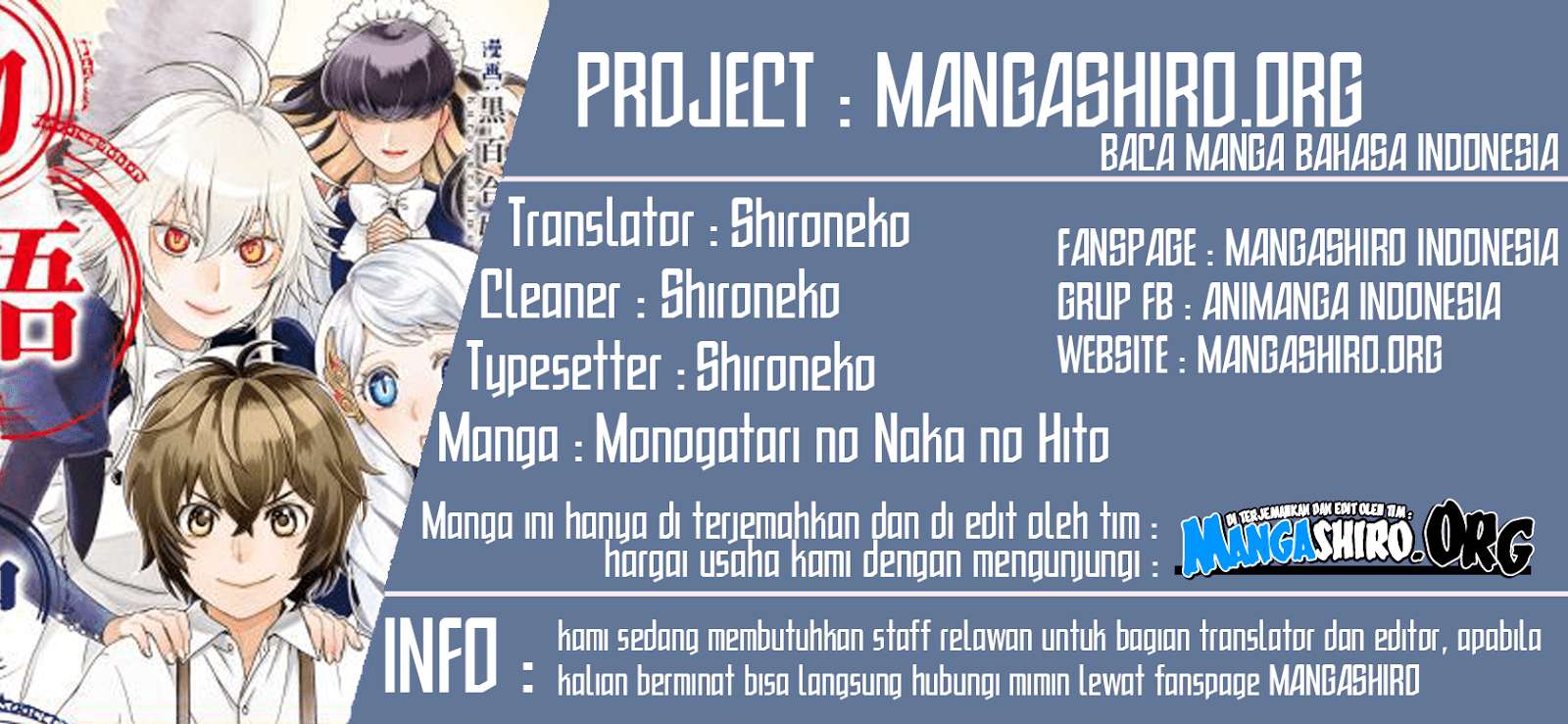 Baca Komik Monogatari no Naka no Hito Chapter 05 Gambar 1