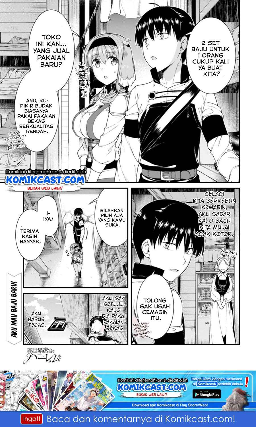 Baca Isekai Meikyuu de Harem wo Chapter 28 Gambar 2