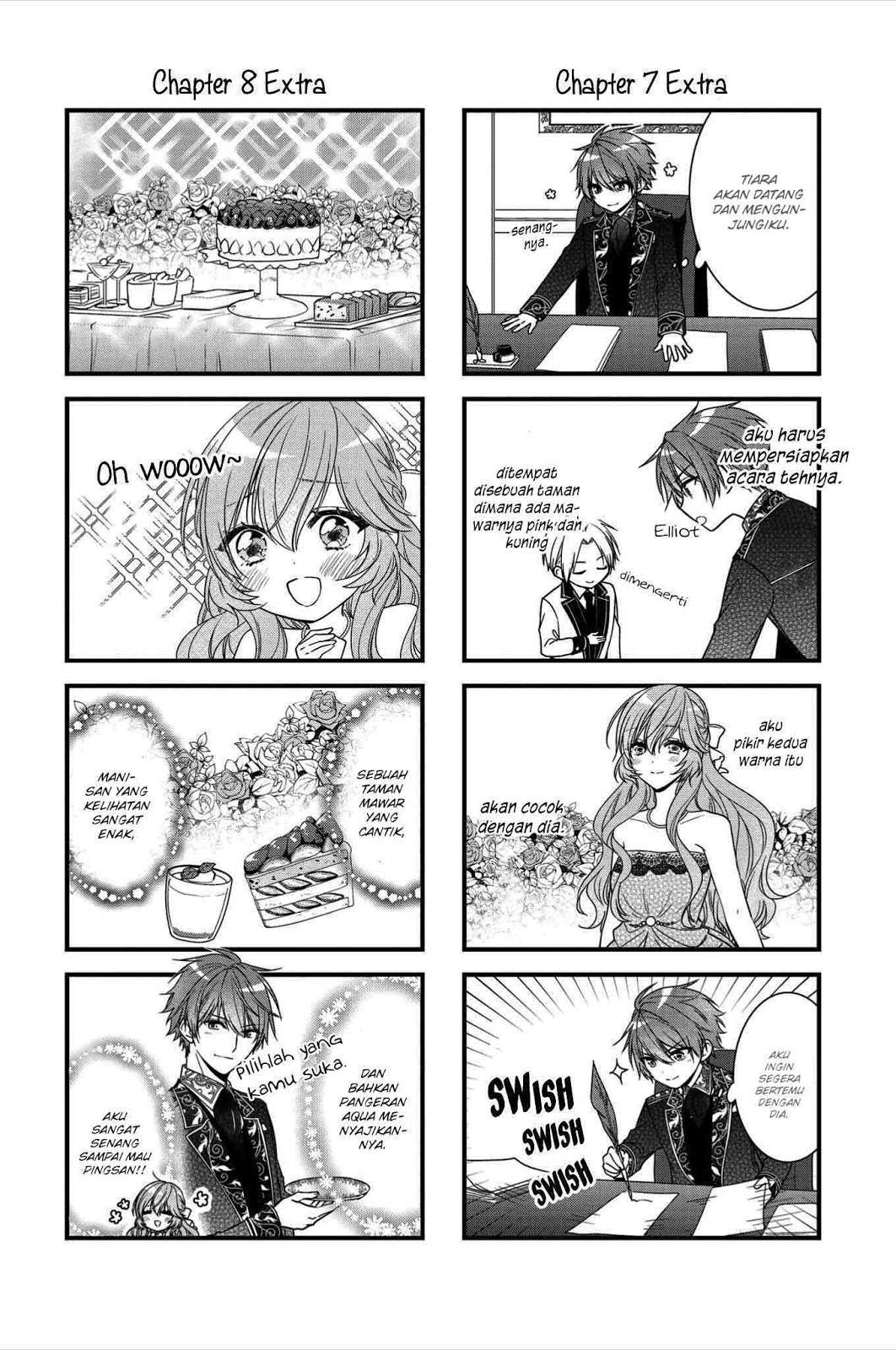 Akuyaku Reijou wa Ringoku no Outaishi ni Dekiai sareru Chapter 8.5 Gambar 21