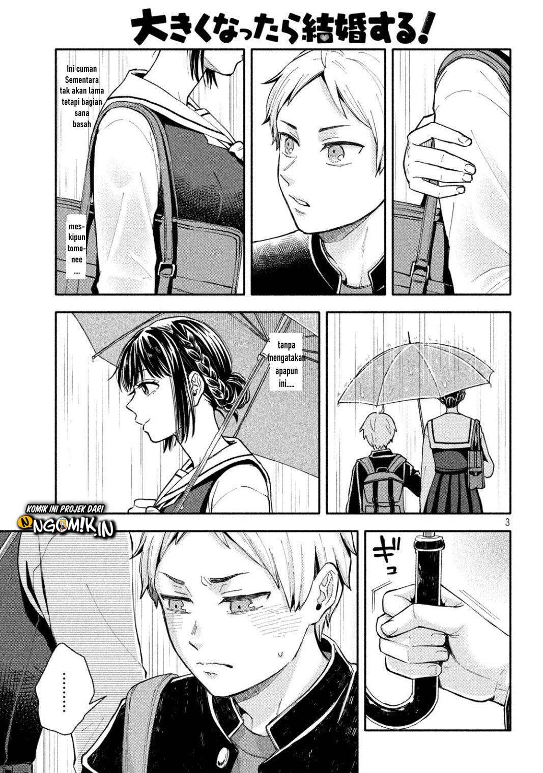 Ookiku nattara kekkon suru! Chapter 04 Gambar 5