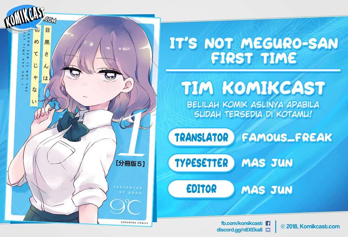 Baca Komik It’s Not Meguro-san’s First Time Chapter 01 Gambar 1