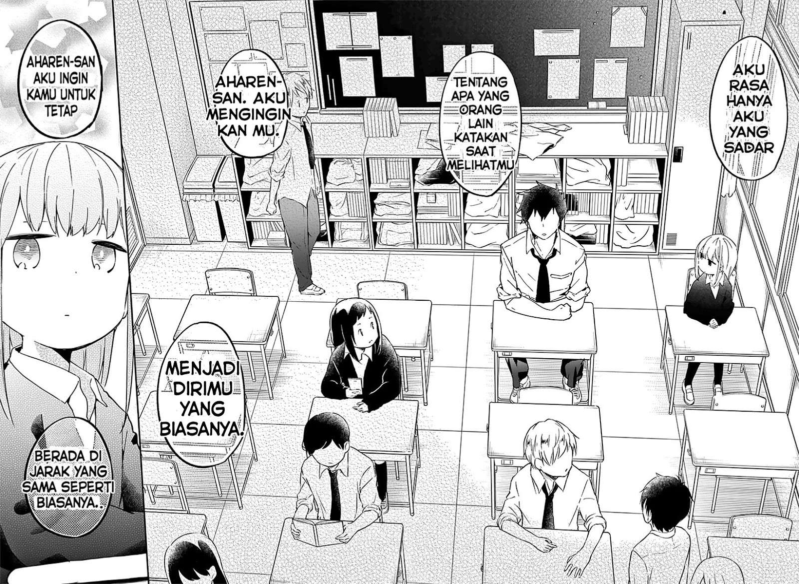 Aharen-san wa Hakarenai Chapter 07 Gambar 11