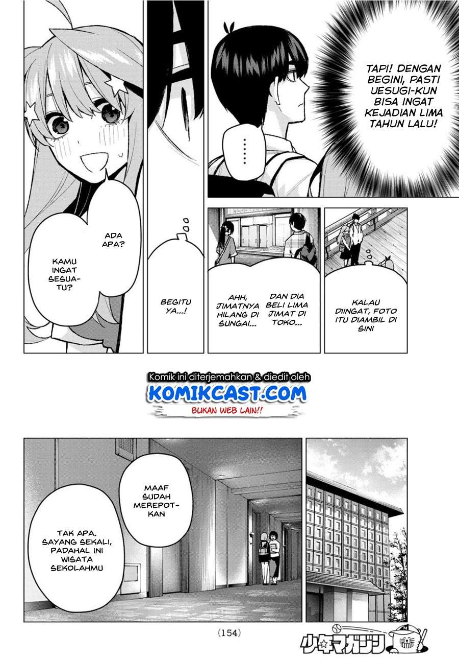 Go-toubun no Hanayome Chapter 82 Gambar 8