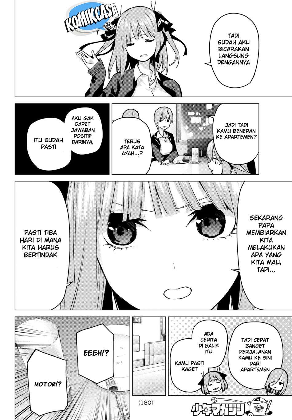 Go-toubun no Hanayome Chapter 60 Gambar 10
