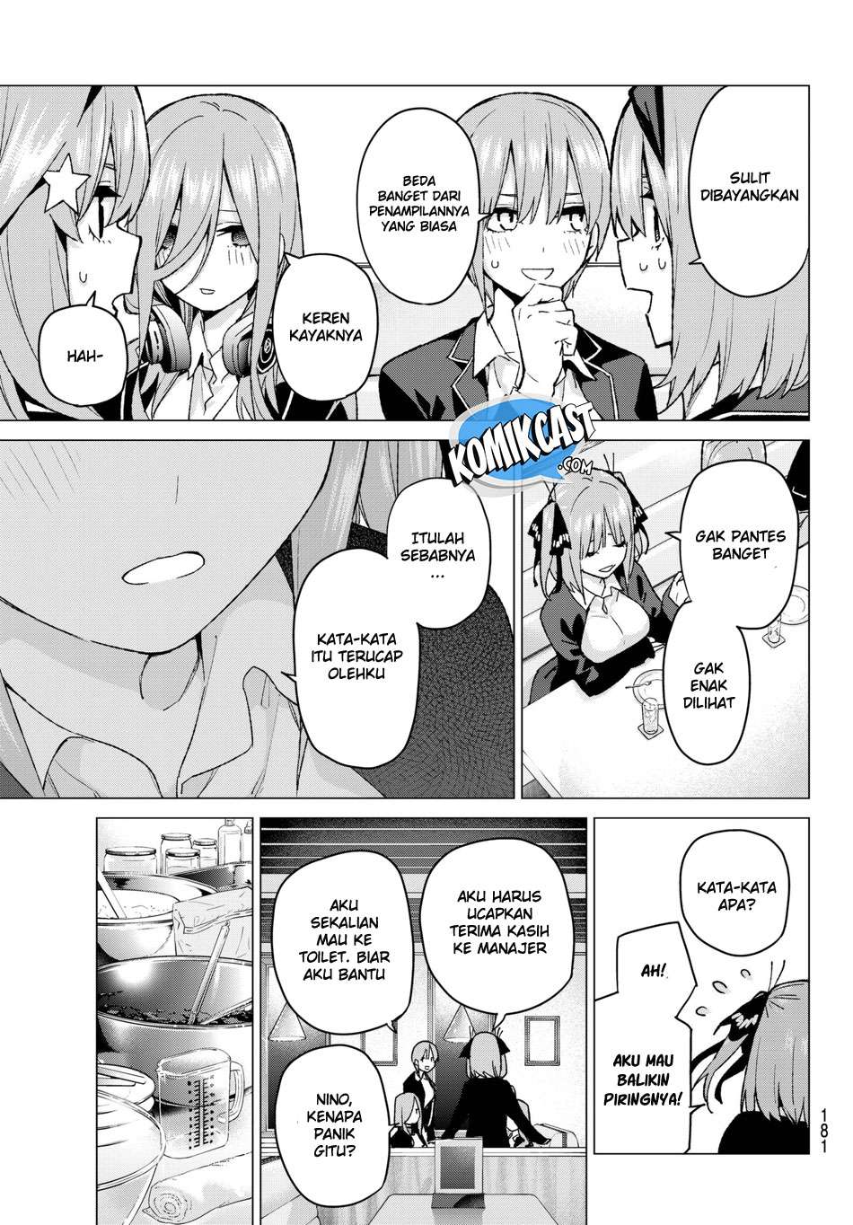 Go-toubun no Hanayome Chapter 60 Gambar 11