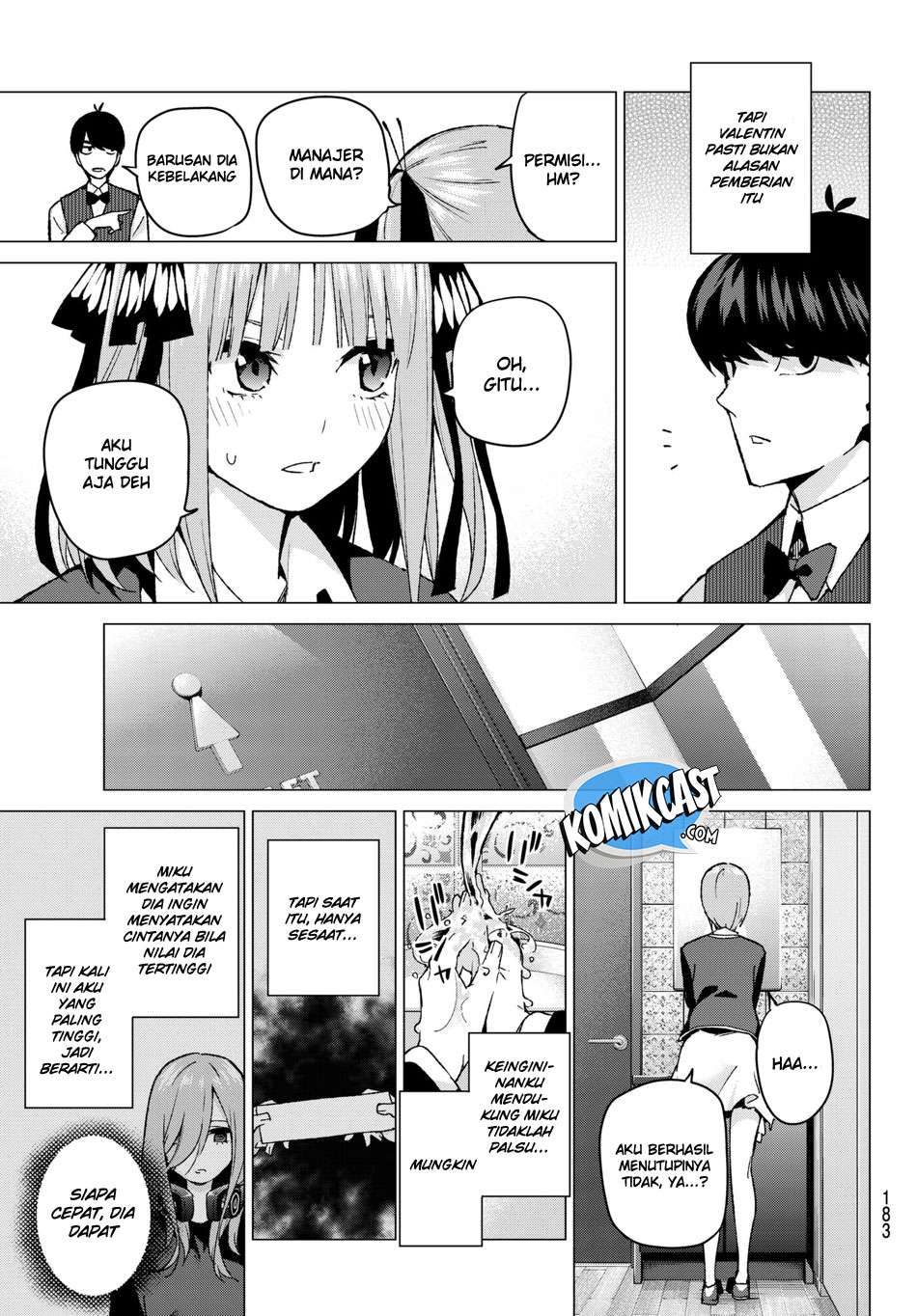 Go-toubun no Hanayome Chapter 60 Gambar 13