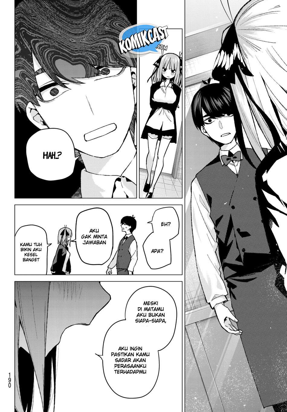 Go-toubun no Hanayome Chapter 60 Gambar 19