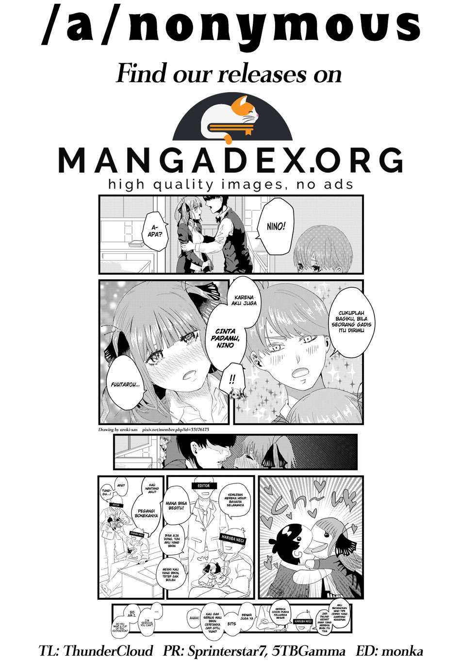 Go-toubun no Hanayome Chapter 60 Gambar 22