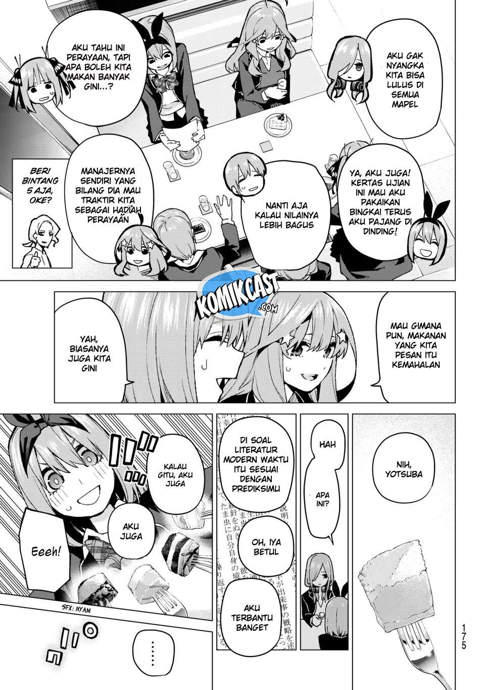 Go-toubun no Hanayome Chapter 60 Gambar 5