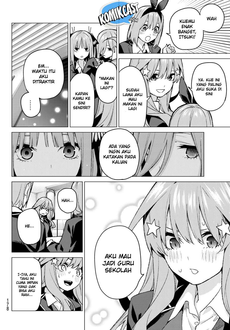 Go-toubun no Hanayome Chapter 60 Gambar 8