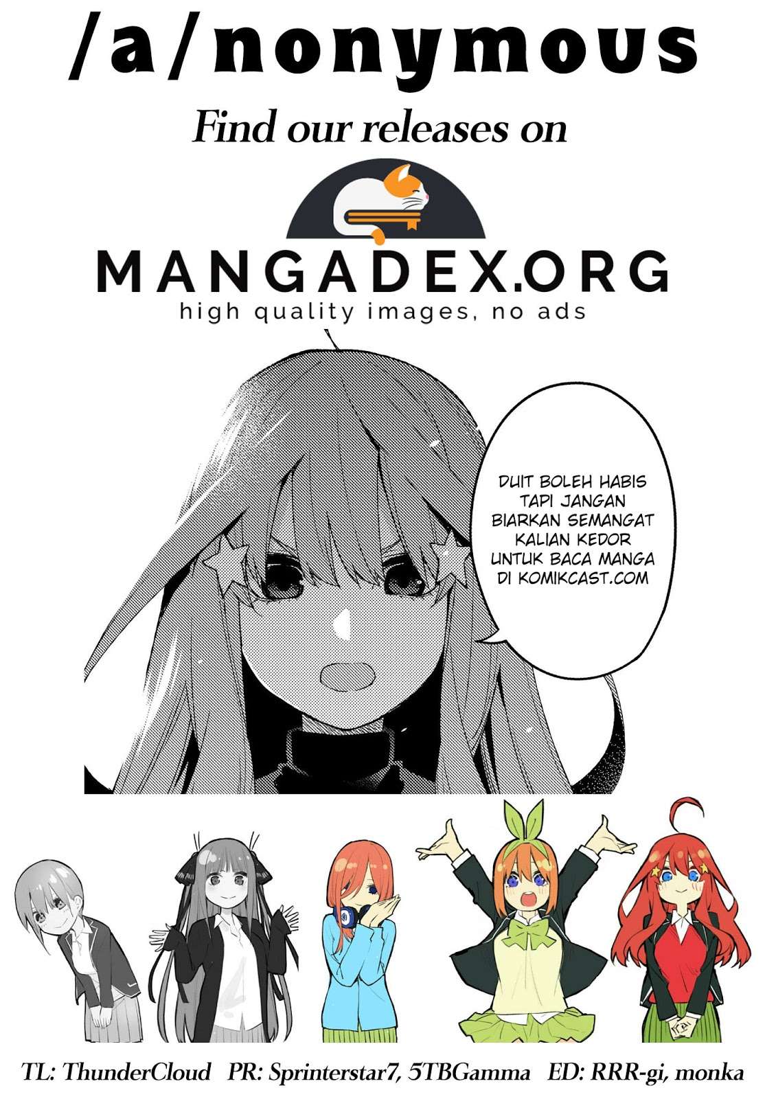 Go-toubun no Hanayome Chapter 57 Gambar 23