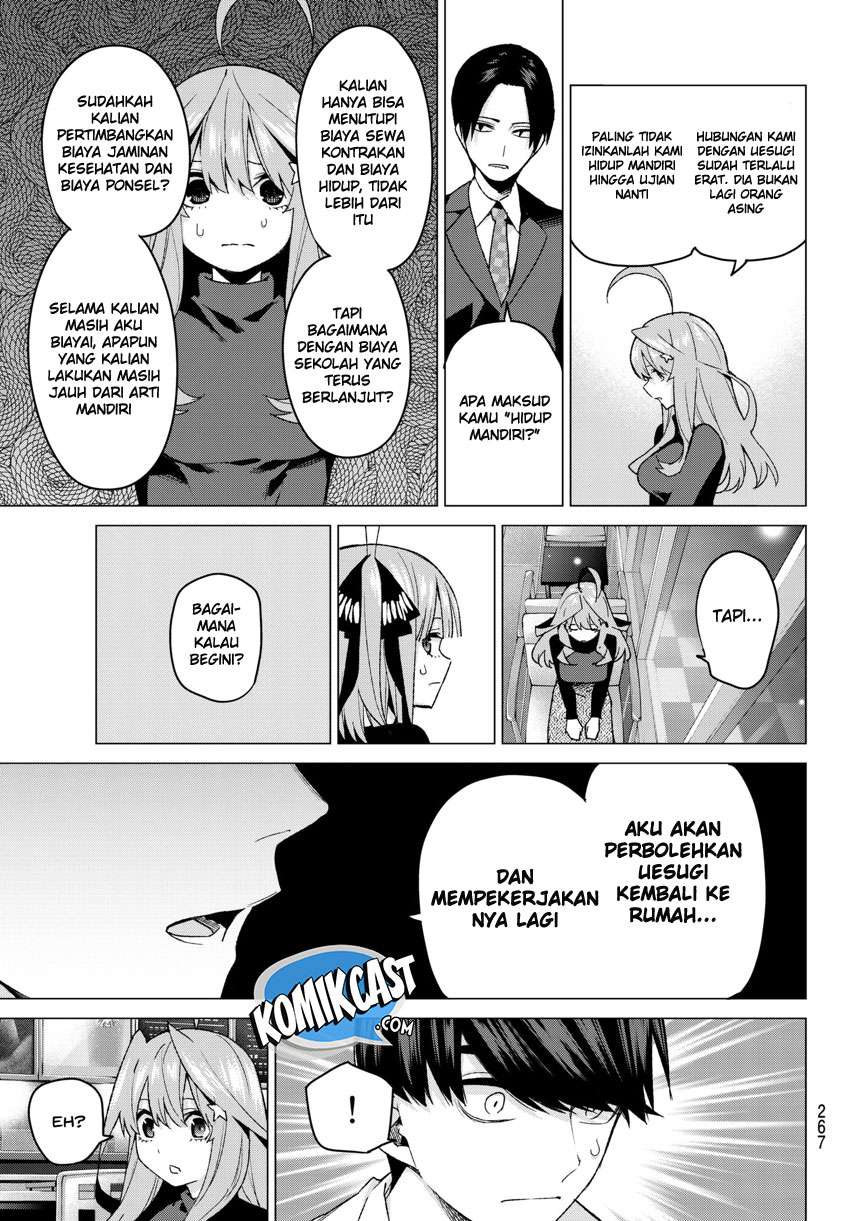 Go-toubun no Hanayome Chapter 54 Gambar 12