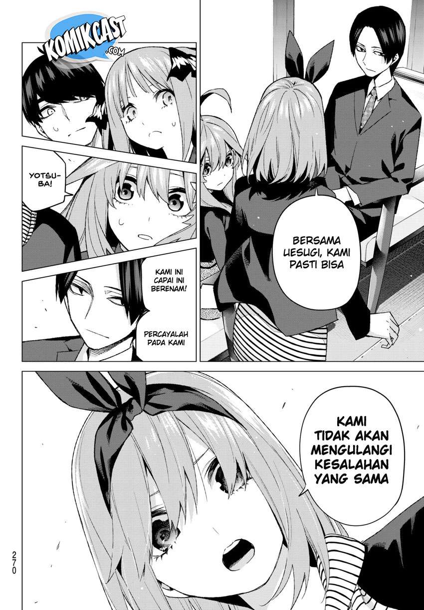 Go-toubun no Hanayome Chapter 54 Gambar 16