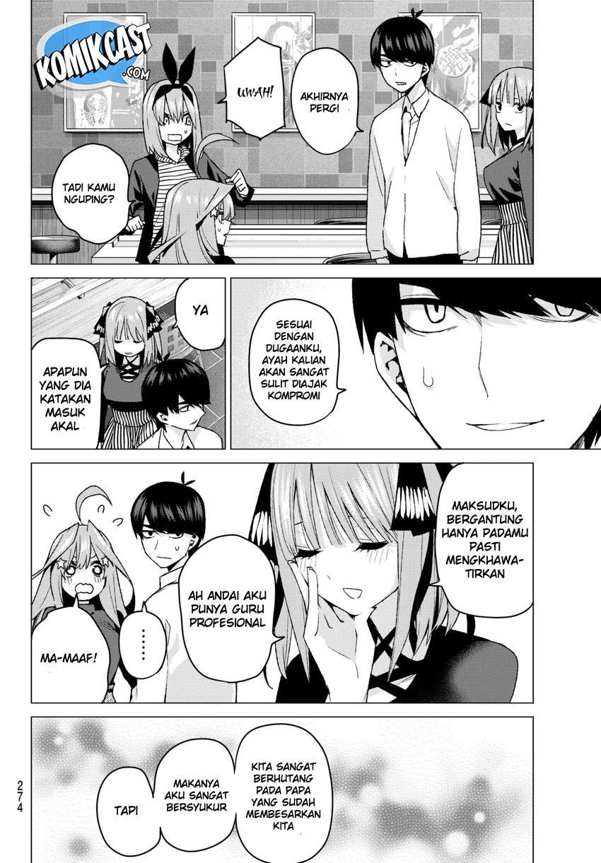 Go-toubun no Hanayome Chapter 54 Gambar 20