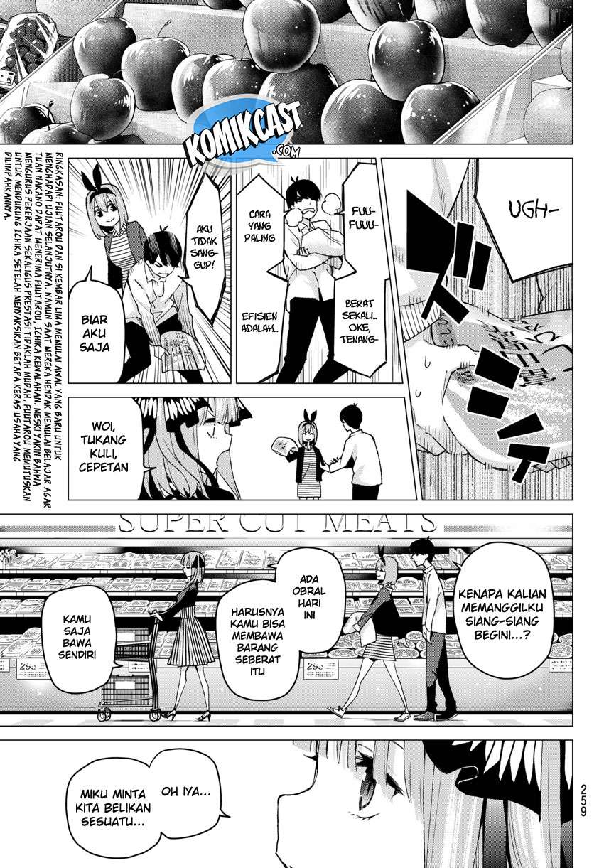 Go-toubun no Hanayome Chapter 54 Gambar 4