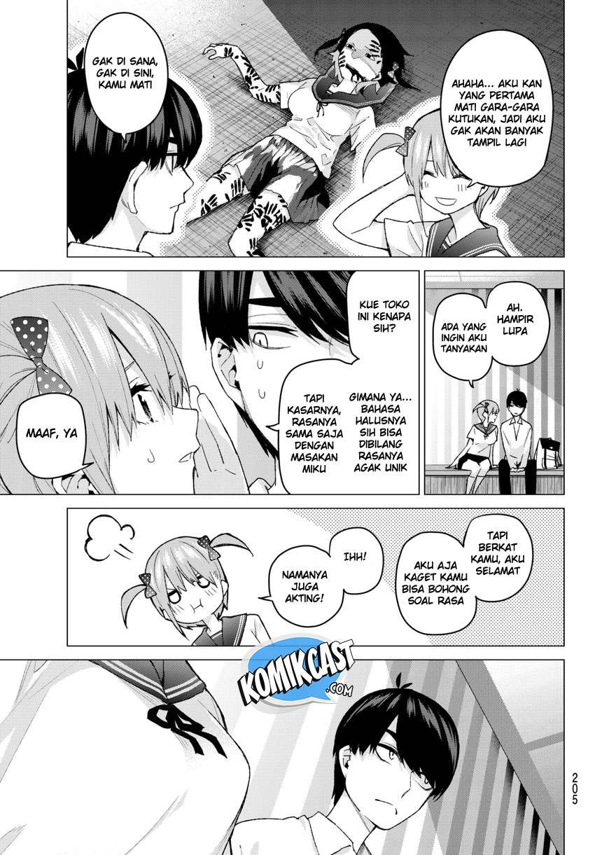 Go-toubun no Hanayome Chapter 53 Gambar 17