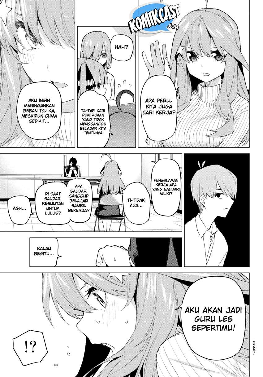 Go-toubun no Hanayome Chapter 52 Gambar 13