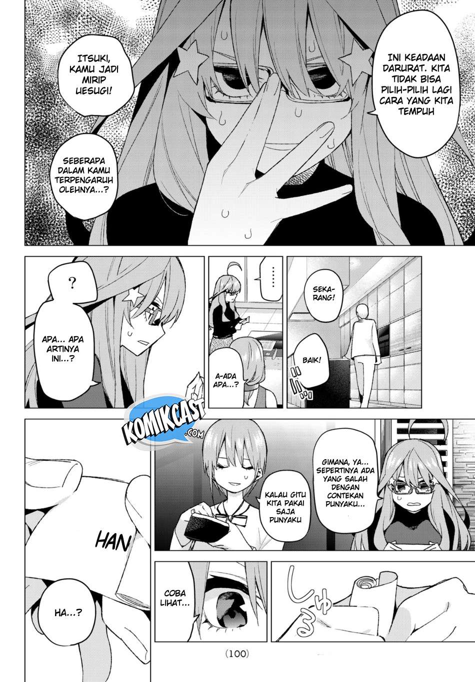 Go-toubun no Hanayome Chapter 49 Gambar 16
