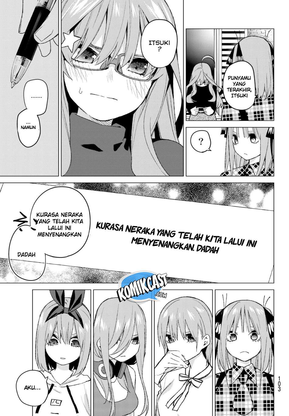 Go-toubun no Hanayome Chapter 49 Gambar 19