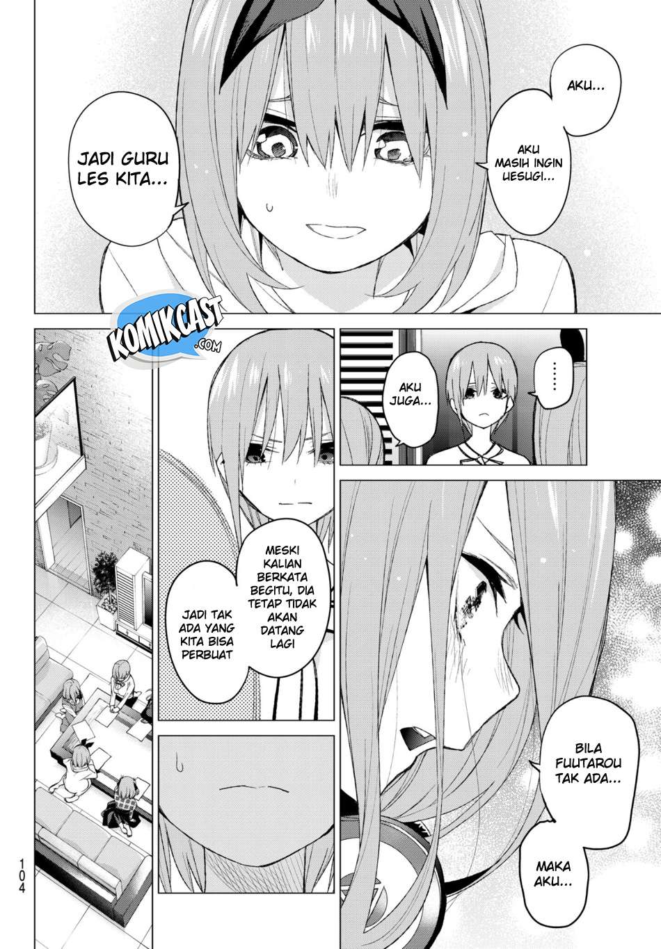 Go-toubun no Hanayome Chapter 49 Gambar 20