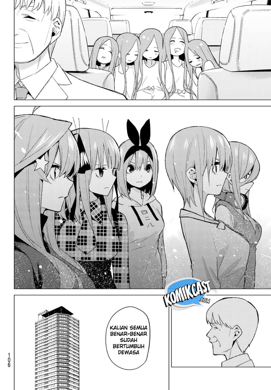 Go-toubun no Hanayome Chapter 49 Gambar 22