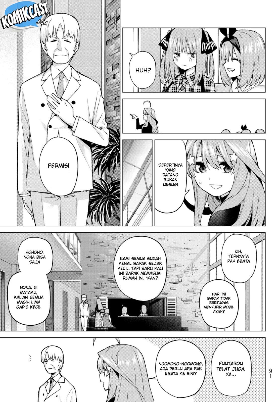 Go-toubun no Hanayome Chapter 49 Gambar 6