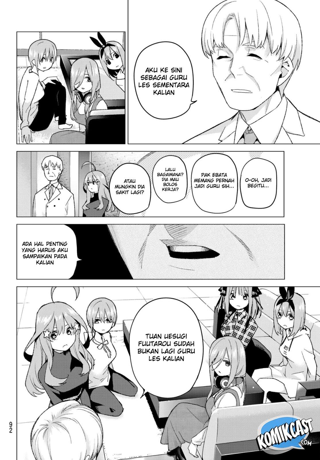 Go-toubun no Hanayome Chapter 49 Gambar 7
