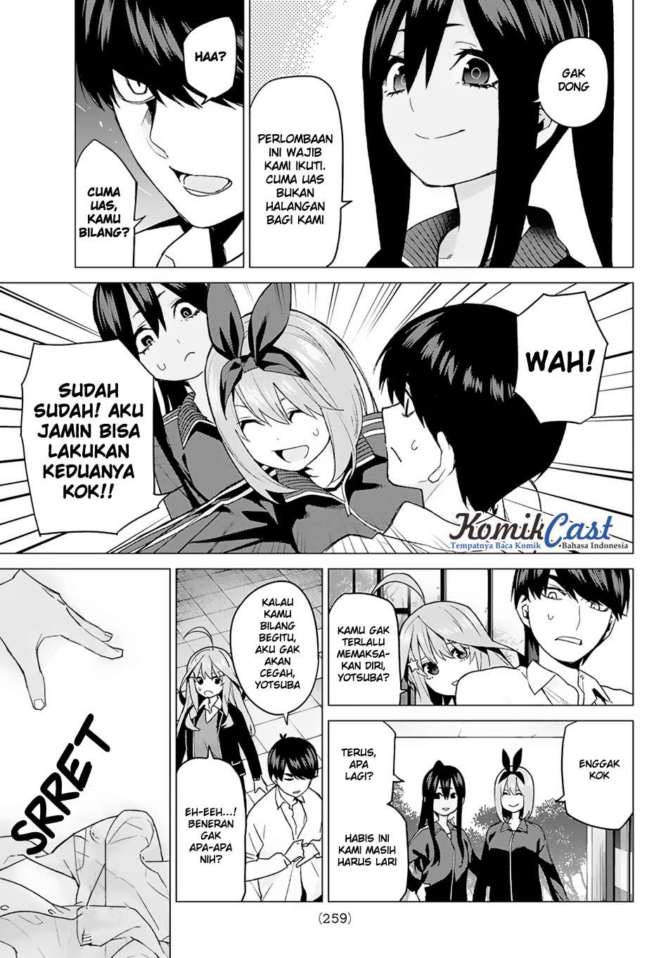 Go-toubun no Hanayome Chapter 45 Gambar 10