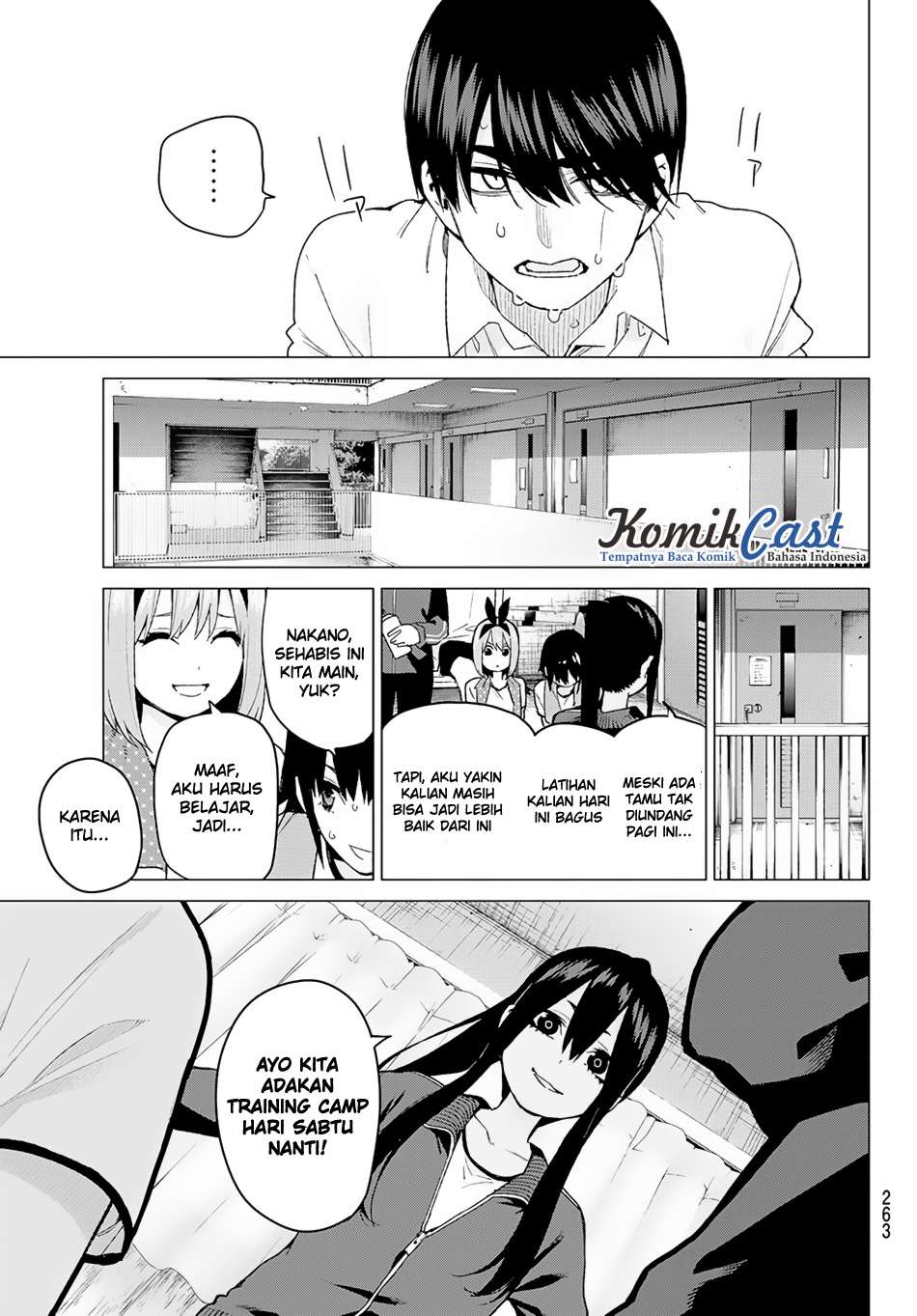Go-toubun no Hanayome Chapter 45 Gambar 14