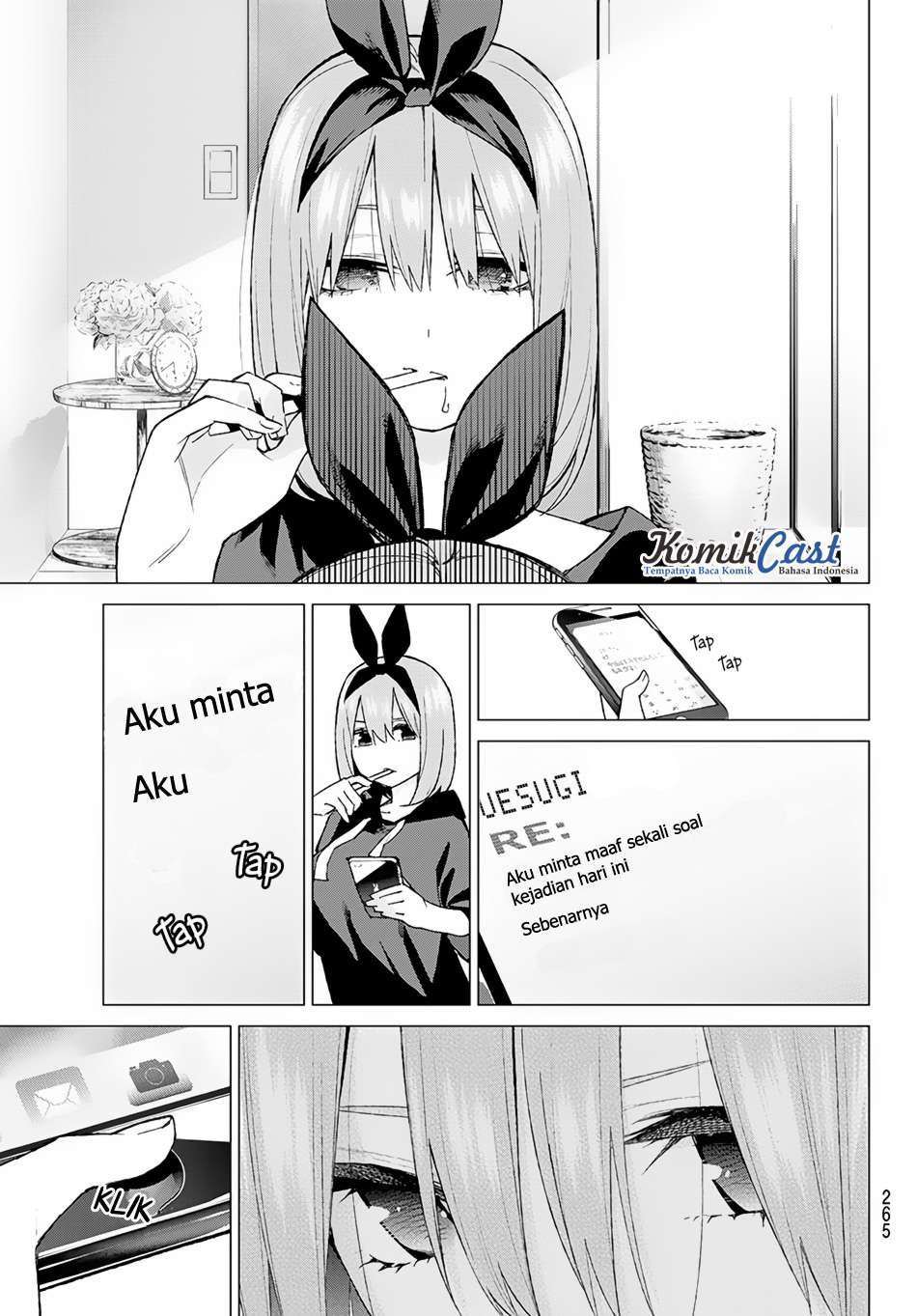 Go-toubun no Hanayome Chapter 45 Gambar 16