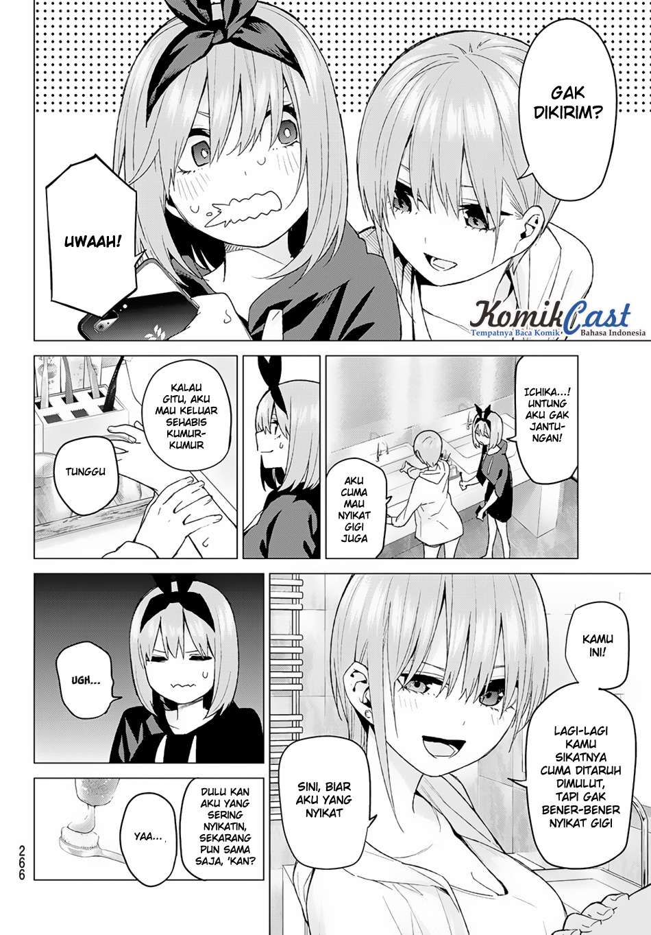 Go-toubun no Hanayome Chapter 45 Gambar 17