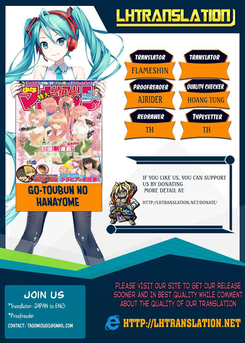Baca Go-toubun no Hanayome Chapter 45 Gambar 2