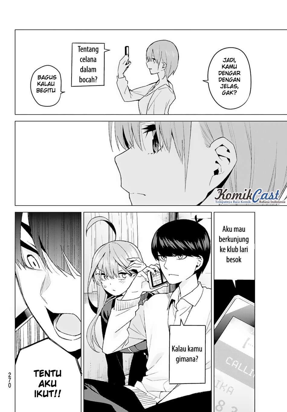 Go-toubun no Hanayome Chapter 45 Gambar 21