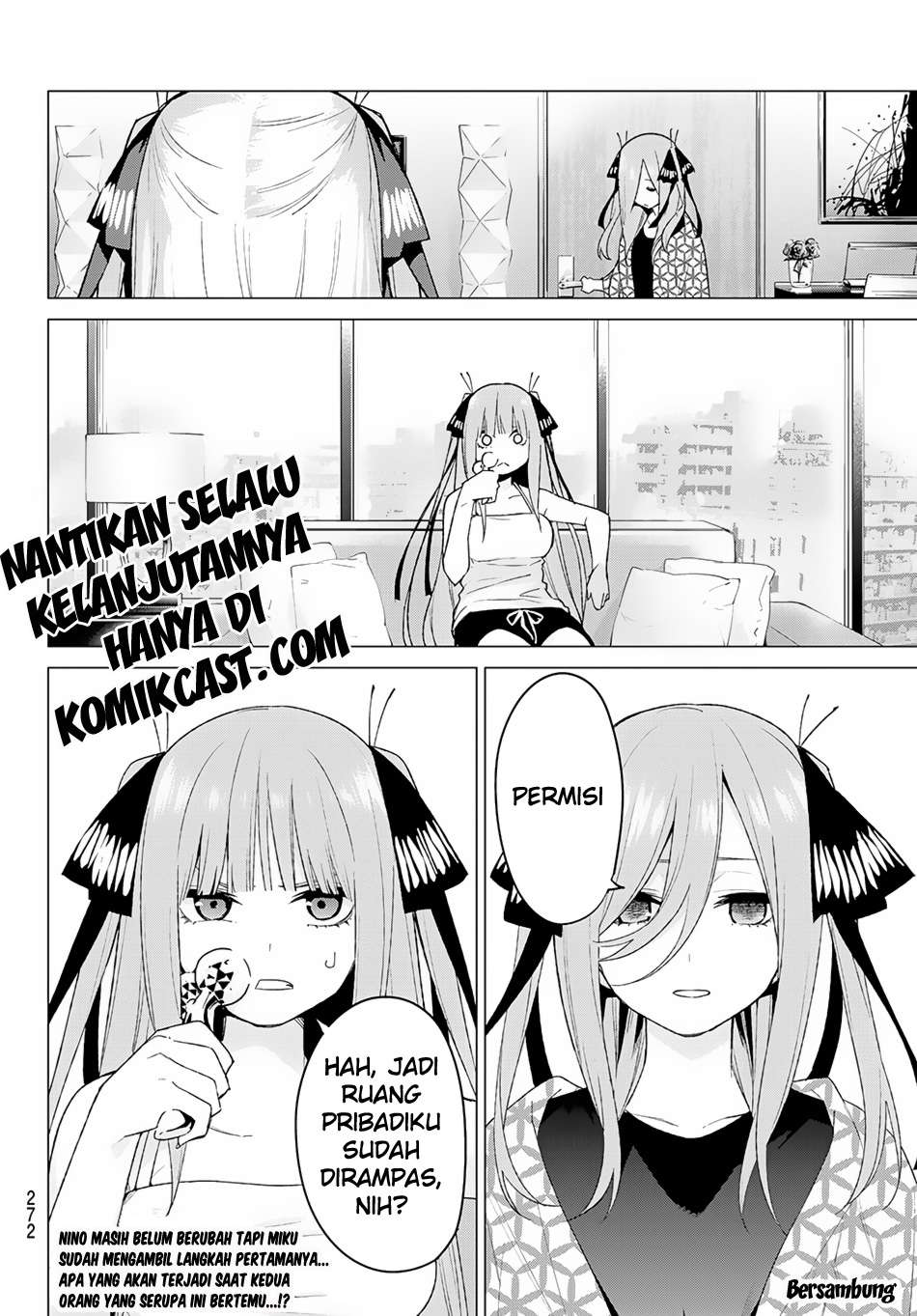 Go-toubun no Hanayome Chapter 45 Gambar 23