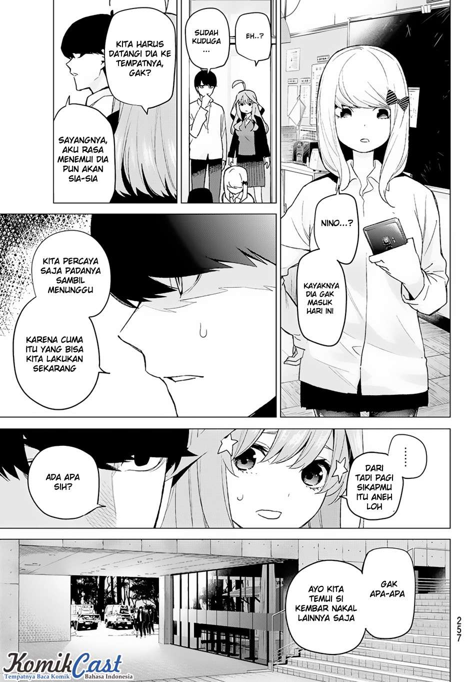 Go-toubun no Hanayome Chapter 45 Gambar 8