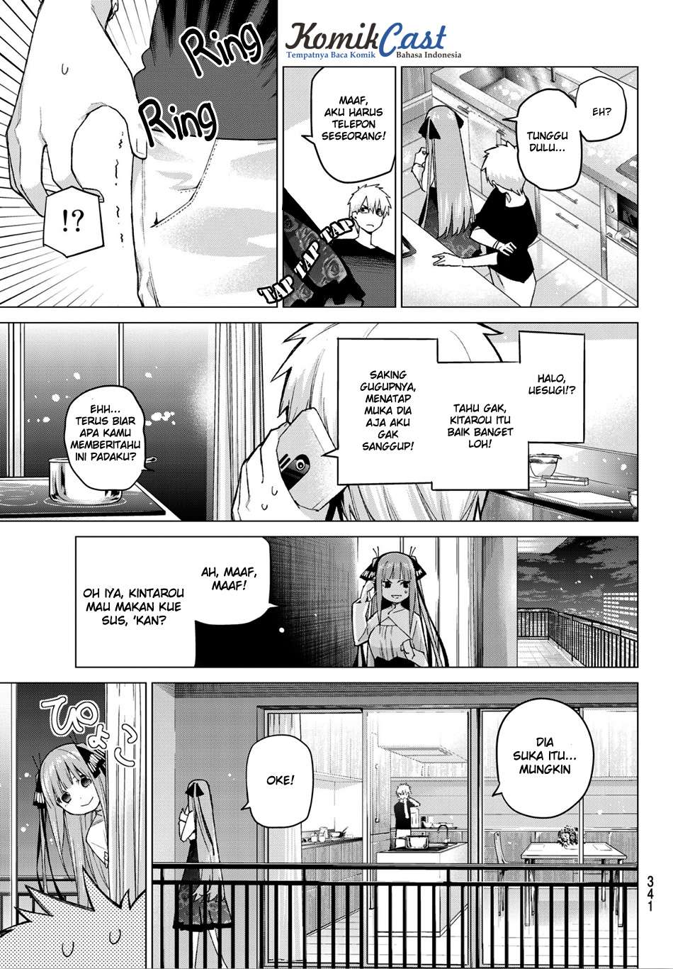 Go-toubun no Hanayome Chapter 44 Gambar 7