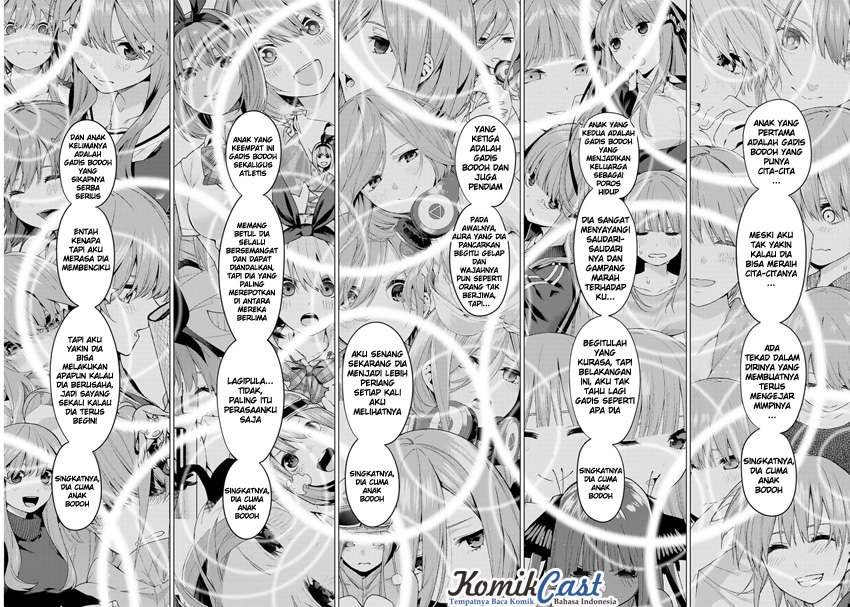 Go-toubun no Hanayome Chapter 42 Gambar 10