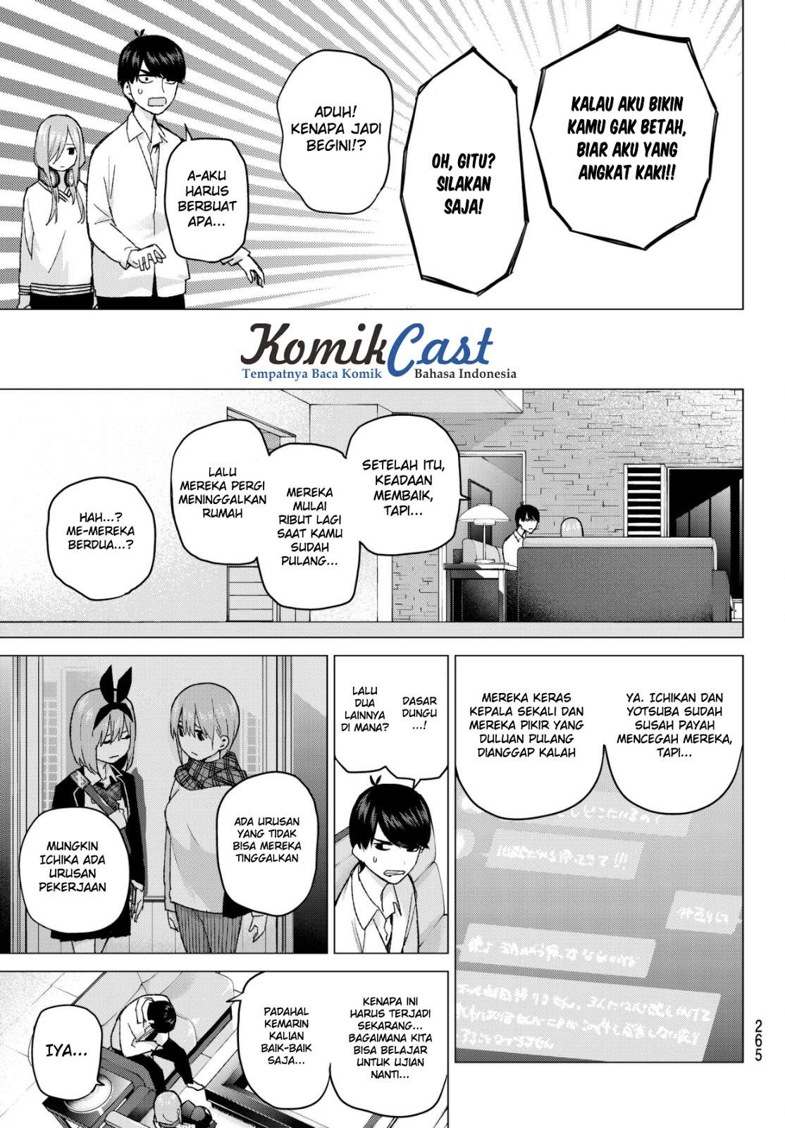 Go-toubun no Hanayome Chapter 40 Gambar 9