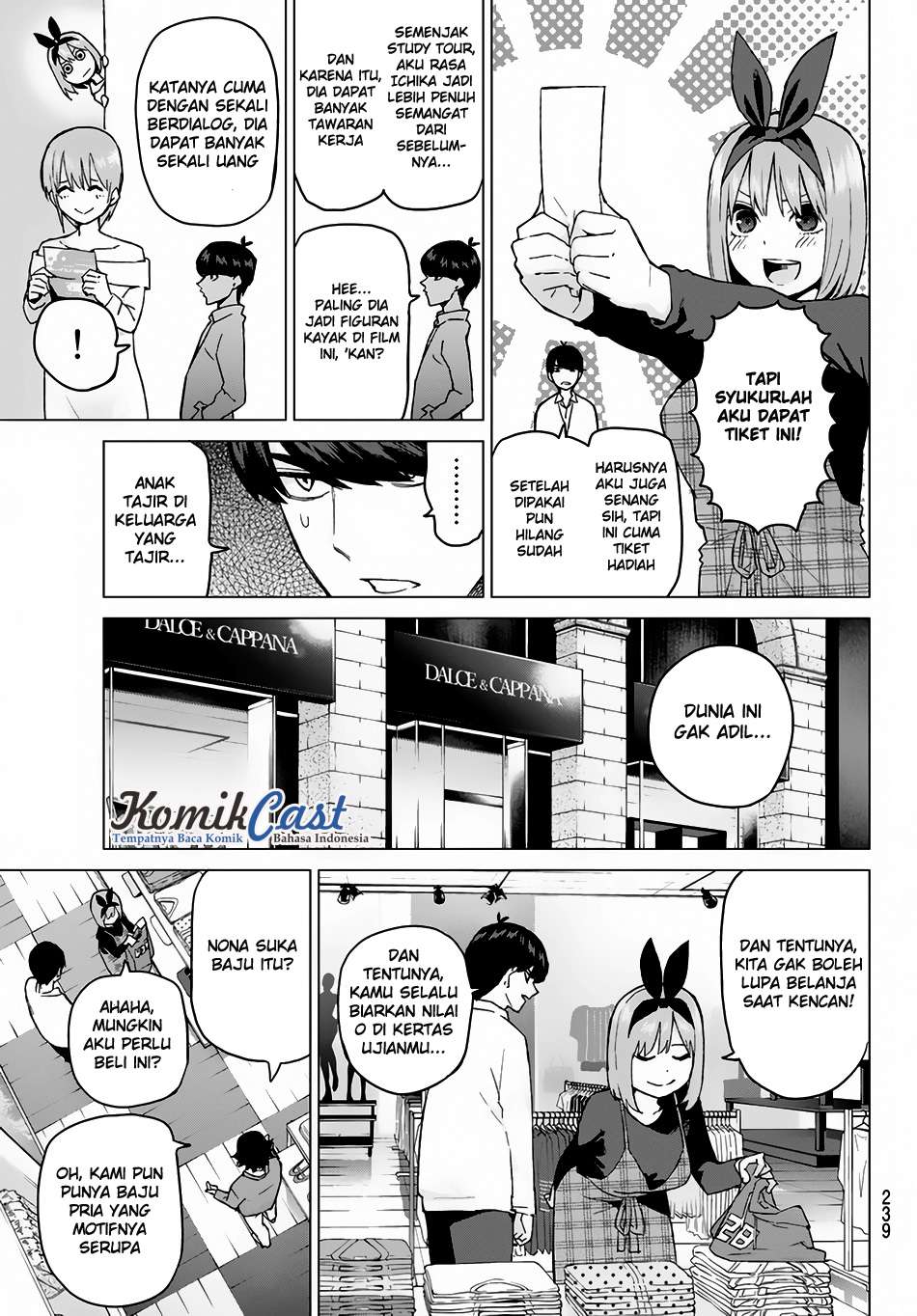 Go-toubun no Hanayome Chapter 36 Gambar 15