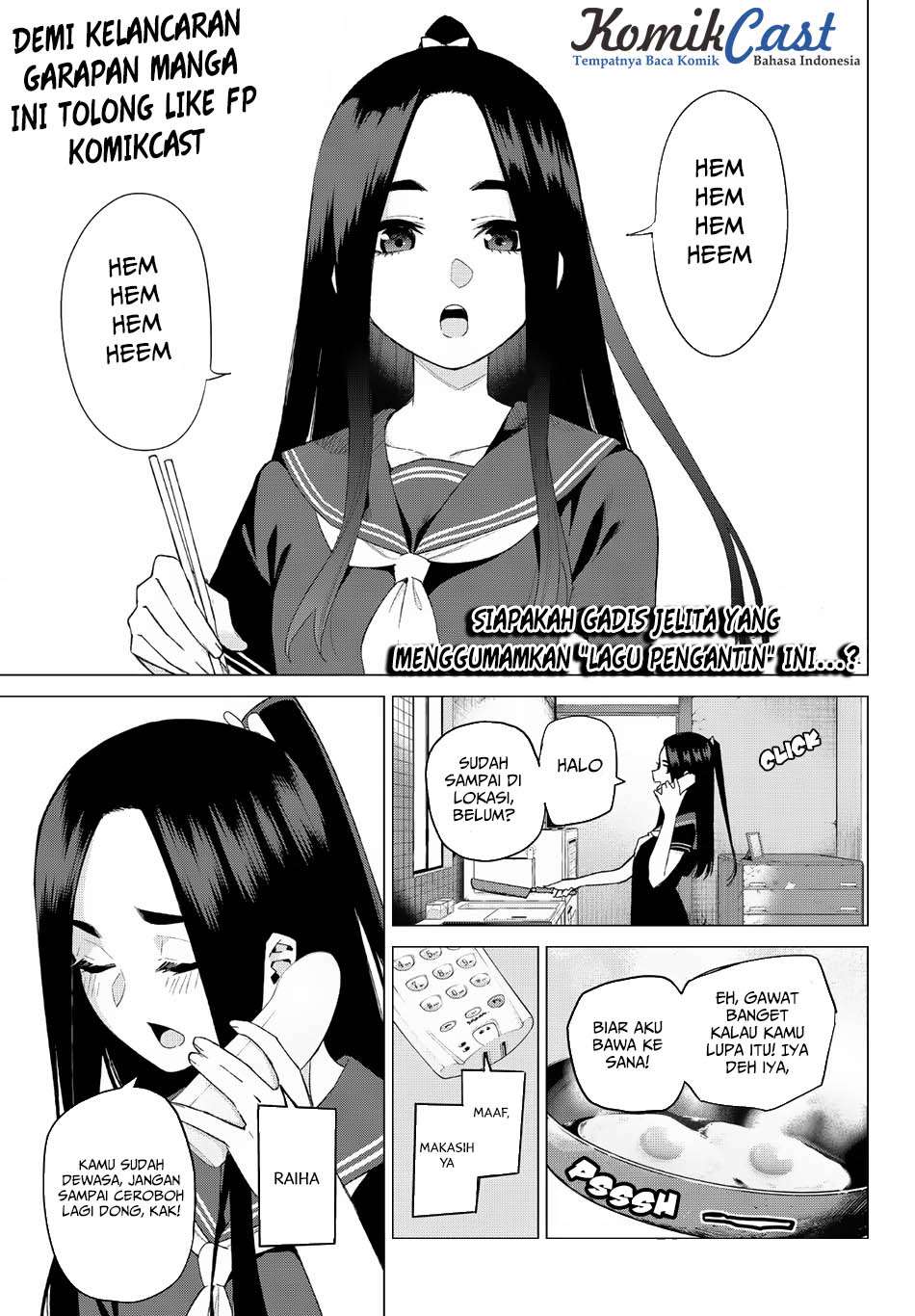 Baca Manga Go-toubun no Hanayome Chapter 32 Gambar 2