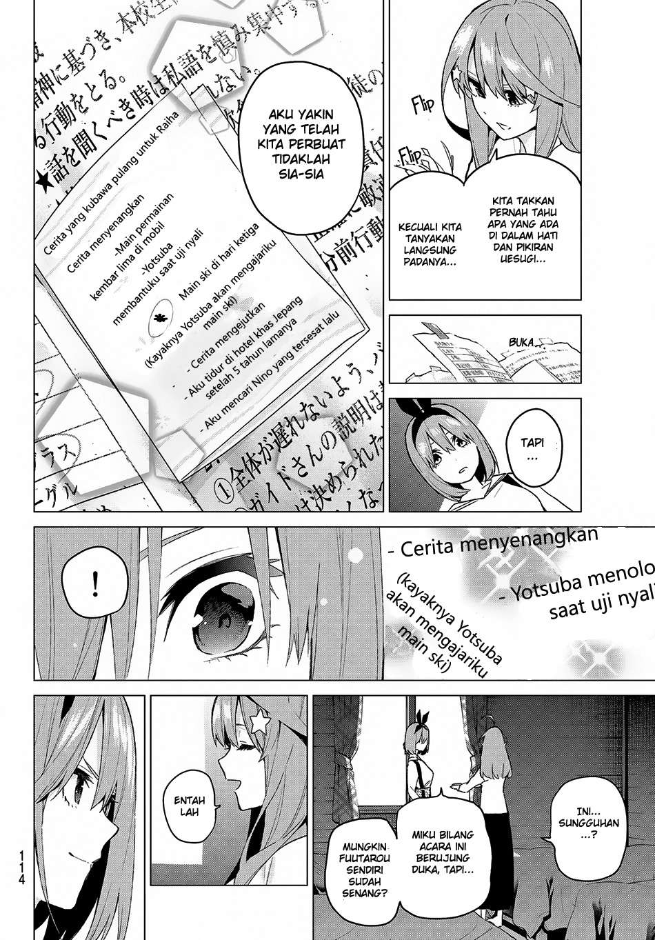 Go-toubun no Hanayome Chapter 31 Gambar 12
