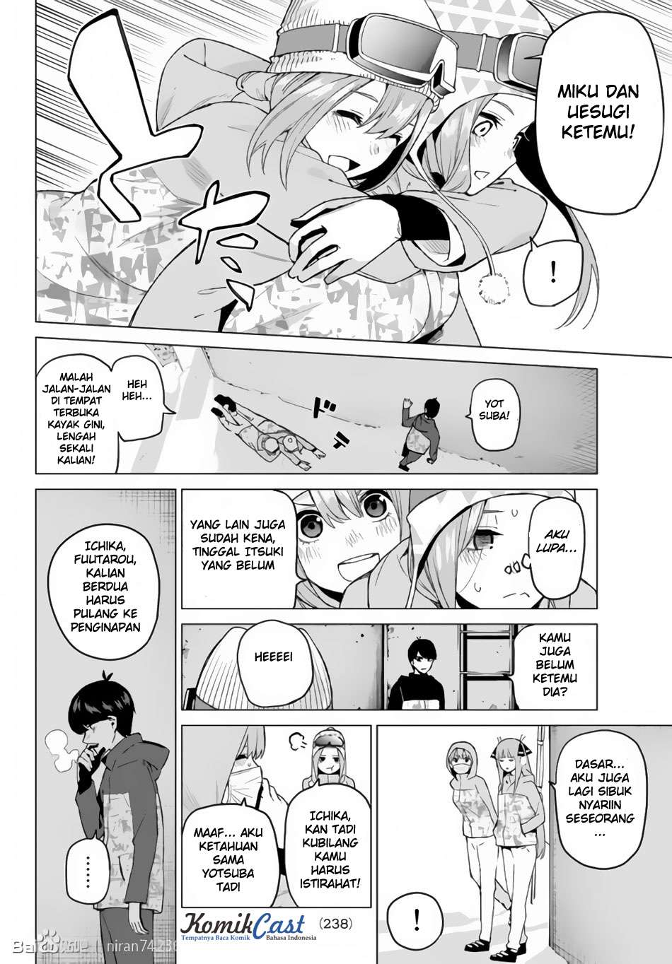 Go-toubun no Hanayome Chapter 30 Gambar 9