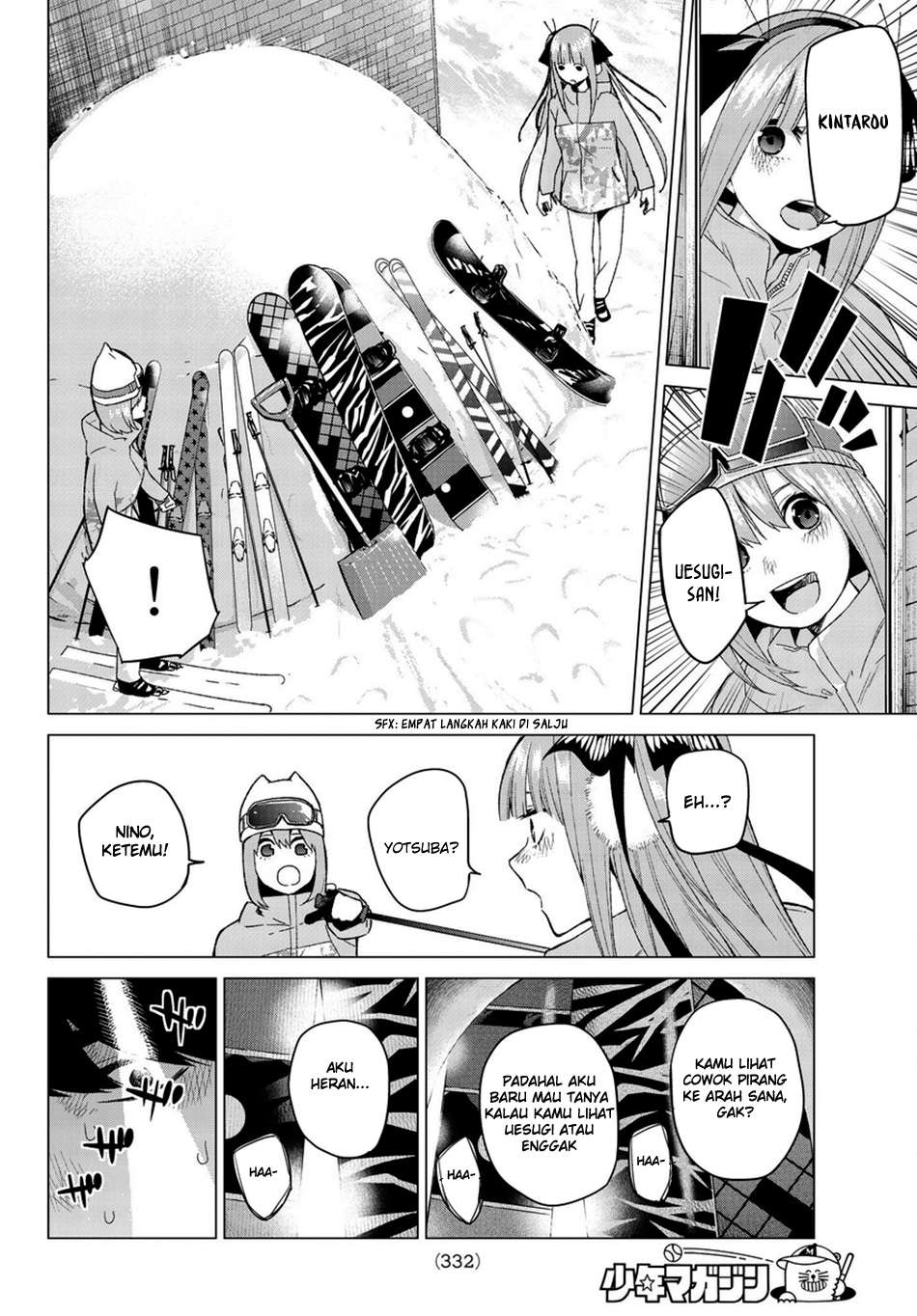 Go-toubun no Hanayome Chapter 29 Gambar 13