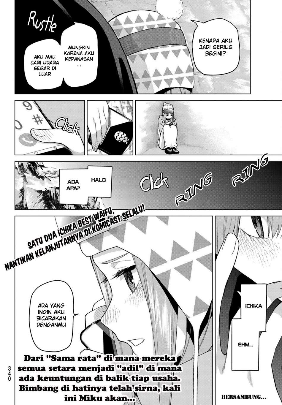 Go-toubun no Hanayome Chapter 29 Gambar 21